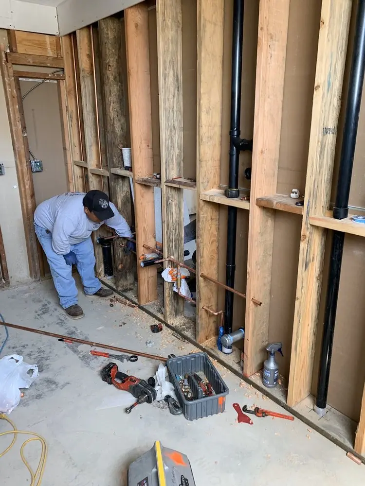 Commercial rough-in plumbing for Water Heater Replacement in Black Point Beach Club